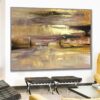 Buy Large Original Paintings On Canvas Oil Modern Abstract Artwork Gold Leaf Contemporary Art | RADIANCE OF ETERNITY online shopping cheap