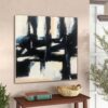 Buy Large Painting On Canvas Original Black And White Abstract Painting On Canvas Unique Wall Art Original Wall Art | DARK WAYS online shopping cheap