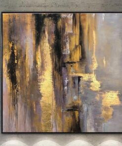 Large Painting Original Abstract Original Painting On Canvas Large Acrylic Painting Brown Abstract Painting Gold Painting | RADIANCE OF ETERNITY