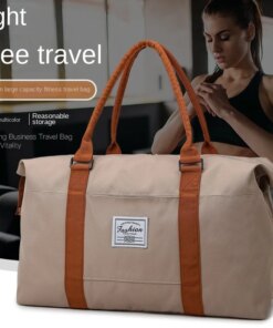 Lightweight Simple Outdoor Travel Bag Duffel Fitness Sports Bag Business Trip Boarding Bag Large Capacity