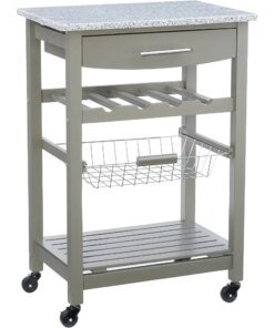 Linon Kitchen Island, Gray