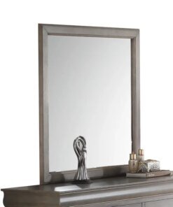 Louis Philippe III Wooden Frame Mirror, Multiple Colors