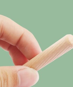 M6 M8 50PCS Woodworking Dowel Craft Dowel Pins Rods Set Furniture Fitting Dowel Pin Wooden Cabinet Drawer Round Fluted Wood