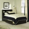 Buy Mainstays Mates Storage Bed with Bookcase Headboard