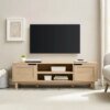 Buy Manor Park Contemporary 2-Door TV Stand for TVs Up To 65”