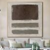 Buy Mark Rothko Abstract Paintings On Canvas Expressionist Art Modern 40x40 Textured Art Handmade Rothko Style Painting Wall Decor | BEIGE MADNESS online shopping cheap
