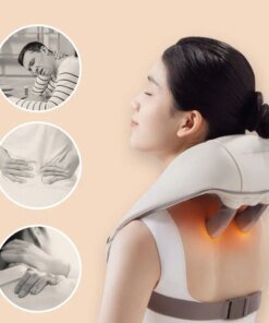 Massagers for Neck and Shoulder with Heat Simulate Human Hand Grasping and Kneading Cover Important Acupoints