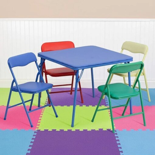 Buy Mindy Kids Colorful Folding Table and Chair Set
