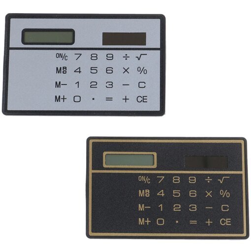Buy Mini Calculator Credit Card Size Stealth School Cheating Pocket Size 8 Digit online shopping cheap