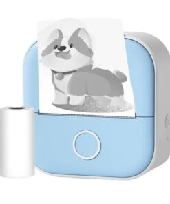 Mini Label Printer Thermal Portable Printers Stickers Paper Inkless Wireless Printer Pocket Thermal Printer For Kids Students