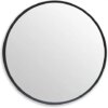 Mirror for ,30-inch Metal Framed Circle Mirror,Large Bathroom Mirror, Black Mirror for Living Room Bedroom Entryway Decor