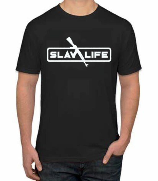 Buy New Fashion Slav Life T-Shirt 100% Cotton O-Neck Summer Short Sleeve Casual Mens T-shirt Size S-3XL online shopping cheap