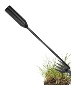 New Hand Weeder Seedling Transplant Tool Weeding Removal Dandelions Fork Digging Puller Wood Handle Metal Home Garden Hand Tool