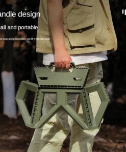 New Outdoor Portable Folding Stool, Square Stool, Camping Portable Plastic Stool, Children’s Fishing Stool