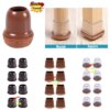 Buy New Table Chair Leg Protector Covers TPE Rubber Felt Bottom Furniture Pads Floor Protectors Feet Caps No Scratches Reduce Noice online shopping cheap