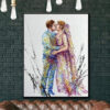Buy Newlyweds Abstract Artwork Large Wedding Couple Painting Newlyweds Oil Painting Original Wedding Painting Oil Artwork |  WEDDING KISS online shopping cheap