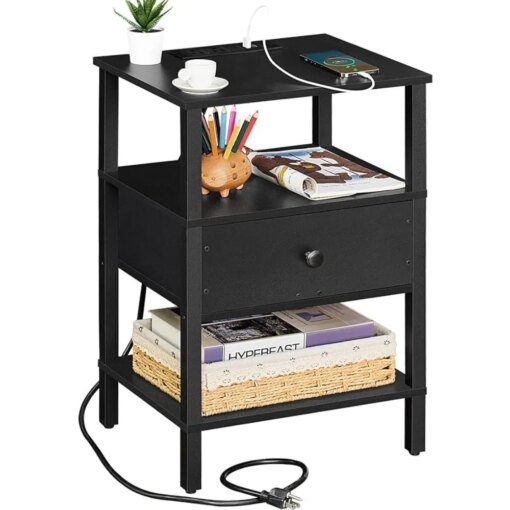 Buy Nightstand with Charging Station and USB Ports