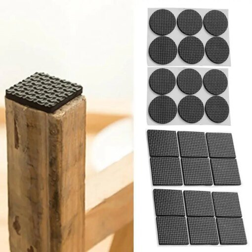 Buy Non Slip Furniture Pads Anti Slip Rubber Mat Bumper Wear-resistant Floor Protectors For Chair Table Bed Furniture Accessories online shopping cheap