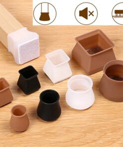 Non Slip silicone chair leg caps felt rubber furniture feet protector pad table foot cover wood floor protection Scratches Noise