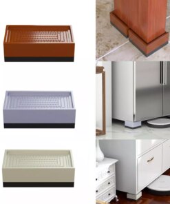 Non-slip Anti Vibration Pads Bed Furniture Risers Shock Mute Mats Raise Height Home Supplies Reduce Noises Tools