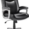 Buy Office Executive High Back Ergonomic Desk Height Managerial Rolling Swivel Chair with Adjustable Lumbar Support