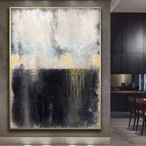 Buy Oil Painting Original Large Wall Art Abstract Sunset Paintings On Canvas Modern Wall Art Contemporary Art Landscape Art Laundry Room Art | LIGHT DAY online shopping cheap