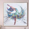 Buy Original Abstract Ballerina Painting Modern Wall Art Impasto Oil Painting Colorful Ballet Art Wall Decor | BALLERINA MARGO online shopping cheap