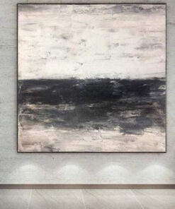 Original Abstract Black And White Painting On Canvas Unique Wall Art Modern Wall Decor | INVERSE