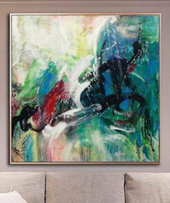 Original Abstract Colorful Painting On Canvas Modern Oil Abstract Fine Art Wall Decor | BEAUTIFUL UNKNOWN