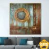 Buy Original Abstract Colorful Paintings On Canvas Acrylic Textured Oil Painting Contemporary Art Creative Painting | GREAT MARVEL 40"x40" online shopping cheap