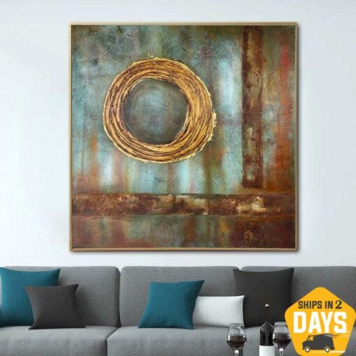 Buy Original Abstract Colorful Paintings On Canvas Acrylic Textured Oil Painting Contemporary Art Creative Painting | GREAT MARVEL 40"x40" online shopping cheap