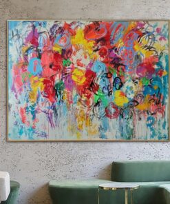 Original Abstract Colorful Paintings On Canvas Graffiti Style Art Vivid Painting Modern Oil Art Support Ukraine Creative Art Wall Decor | VIVID GRAFFITI