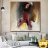 Buy Original Abstract Colorful Paintings On Canvas Heavy Textured Expressionist Art Wall Decor | GENERATION 23.6"x23.6" online shopping cheap