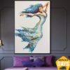 Buy Original Abstract Dancing Girl Impasto Painting On Canvas Creative Oil Abstract Fine Art Handmade Artwork | WIND DANCE 40"x30" online shopping cheap