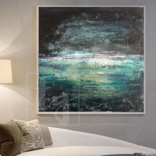 Buy Original Abstract Painting Abstract Sea Paintings On Canvas Abstract Landscape Painting | SPACE SEA online shopping cheap