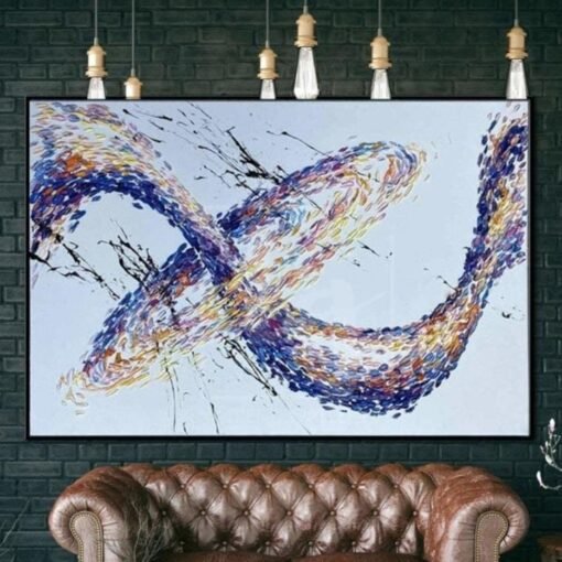 Buy Original Abstract Painting Modern Abstract Artwork Contemporary Abstract Paintings On Canvas Large | GALACTIC SWIRL online shopping cheap