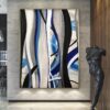 Buy Original Abstract Painting Oversized Abstract Painting Blue Painting Abstract Acrylic Paintings On Canvas | SEA'S SONGS online shopping cheap