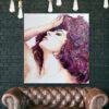 Buy Original Abstract Woman Painting On Canvas Modern Female Fine Art Impasto Painting Sexy Woman Portrait Wall Art | CURLY LADY online shopping cheap