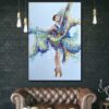 Buy Original Ballerina Painting Dancer Impasto Painting Abstract Oil Wall Artwork Oversized Ballerina Painting | DEBUTANTE online shopping cheap