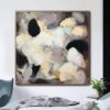 Buy Original Beige Paintings On Canvas Black And White Abstract Fine Art Modern Textured Painting Original Oil Handmade Art Wall Decor | BLURRED DREAMS online shopping cheap