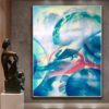 Buy Original Blue Paintings On Canvas Extra Large Paintings Blue Tones Painting Modern Painting | BUBBLY THOUGHTS online shopping cheap