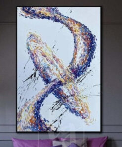 Original Calming Painting Abstract Artwork Modern Abstract Painting | GALACTIC SWIRL