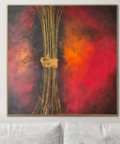 Original Colorful Paintings On Canvas Creative Energy Textured Artwork Modern Oil Painting Abstract Wall Art for Living Room Decor | ENERGY BEAM