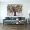 Original Colorful Tree Paintings On Canvas Modern Artwork Acrylic Wall Art for Living Room Decor | EMOTION TREE