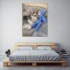 Original Dog and Toy Portrait from Photo Animal Colorful Pet Wall Art Decor for Bedroom | PAINTING FROM PHOTO #67 Original Dog and Toy Portrait from Photo Animal Colorful Pet Wall Art Decor for Bedroom | PAINTING FROM PHOTO #67