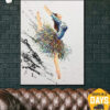 Buy Original Oil Abstract Ballerina Painting Dancer Paintings On Canvas Modern Wall Art Ballet Artwork Impasto Painting | BALLERINA KATHERINE 28"x20" online shopping cheap