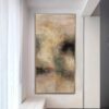 Original Oil Painting Canvas Abstract Wall Art Pastel Colors Painting Personalized Artwork 54×40 Art for Guest Room Wall Decor | QUICKSAND