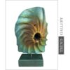 Buy Original Oval Wood Sculpture Abstract Green Table Statue Modern Desktop Art Wood Desktop Art | DORMANT VOLCANO 15.8"x7.8" online shopping cheap
