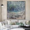Buy Original Rainy Paintings On Canvas Abstract Beach Creative Colorful Artwork Modern Texture Oil Painting Wall Art for Home | RAINY BEACH online shopping cheap