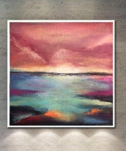 Original Sea Painting Colorful Landscape Acrylic Painting Extremely Unique Painting Landscape Abstract | MAGICAL DREAM
